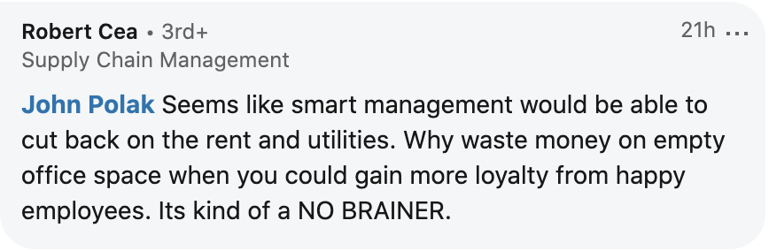 linkedin comment