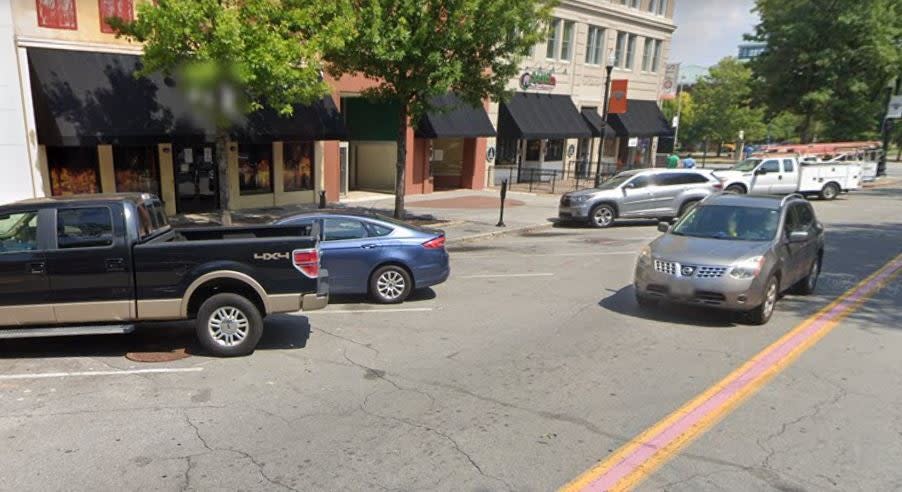 Six people were shot - one fatally - outside the Thirsty Turtle bar in Macon, Georgia on Thanksgiving. (Google Earth)