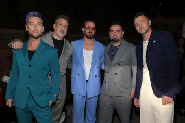 NSYNC reunite at MTV VMAs for the first time in 10 years