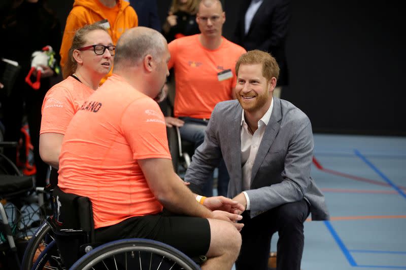 FILE PHOTO: Official launch of the one year countdown to the Invictus Games The Hague 2020