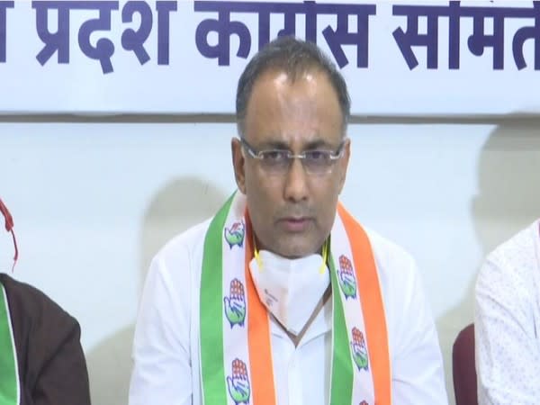 All India Congress Committee (AICC) secretary in-charge of Goa Dinesh Gundu Rao at press conference in Panaji on Saturday. Photo/ANI