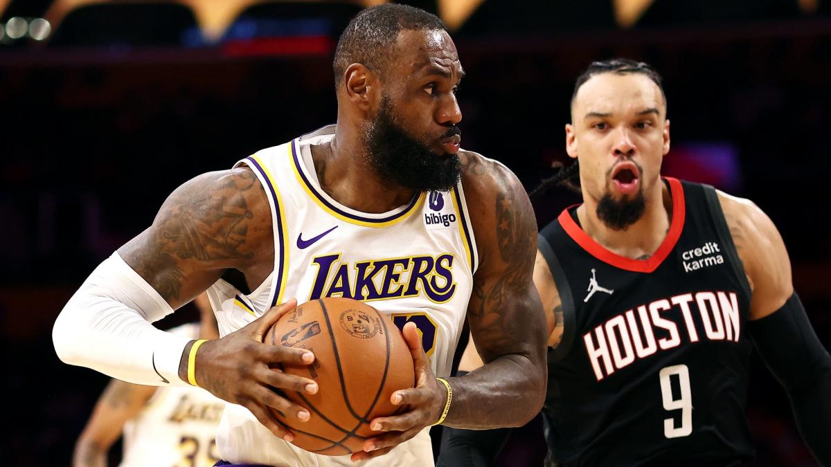 LeBron James scores 37 points as Los Angeles Lakers beat Houston Rockets