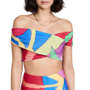 A strapless swimsuit or an art piece? We'll call this wrap-over top both. $175, Amazon. <a href="https://www.amazon.com/Mara-Hoffman-Womens-Lorina-Bikini/dp/B09PVQYSY3" rel="nofollow noopener" target="_blank" data-ylk="slk:Get it now!" class="link ">Get it now!</a>