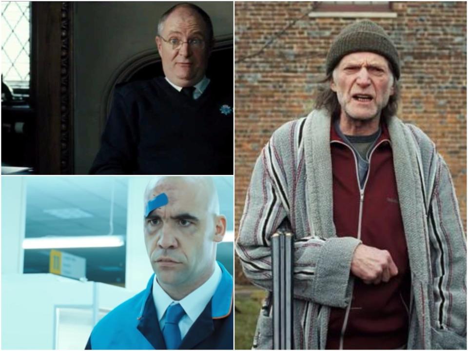 Jim Broadbent, David Bradley and Rory McCann Hot Fuzz