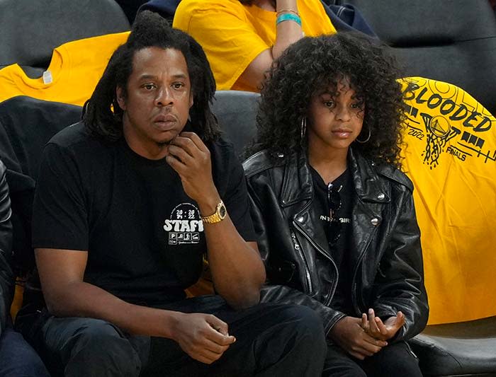 Jay Z con su hija Blue Ivy, de 10 años