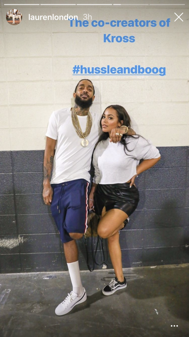 Lauren London says the son she shares with late rapper Nipsey Hussle is everything they prayed for and more.