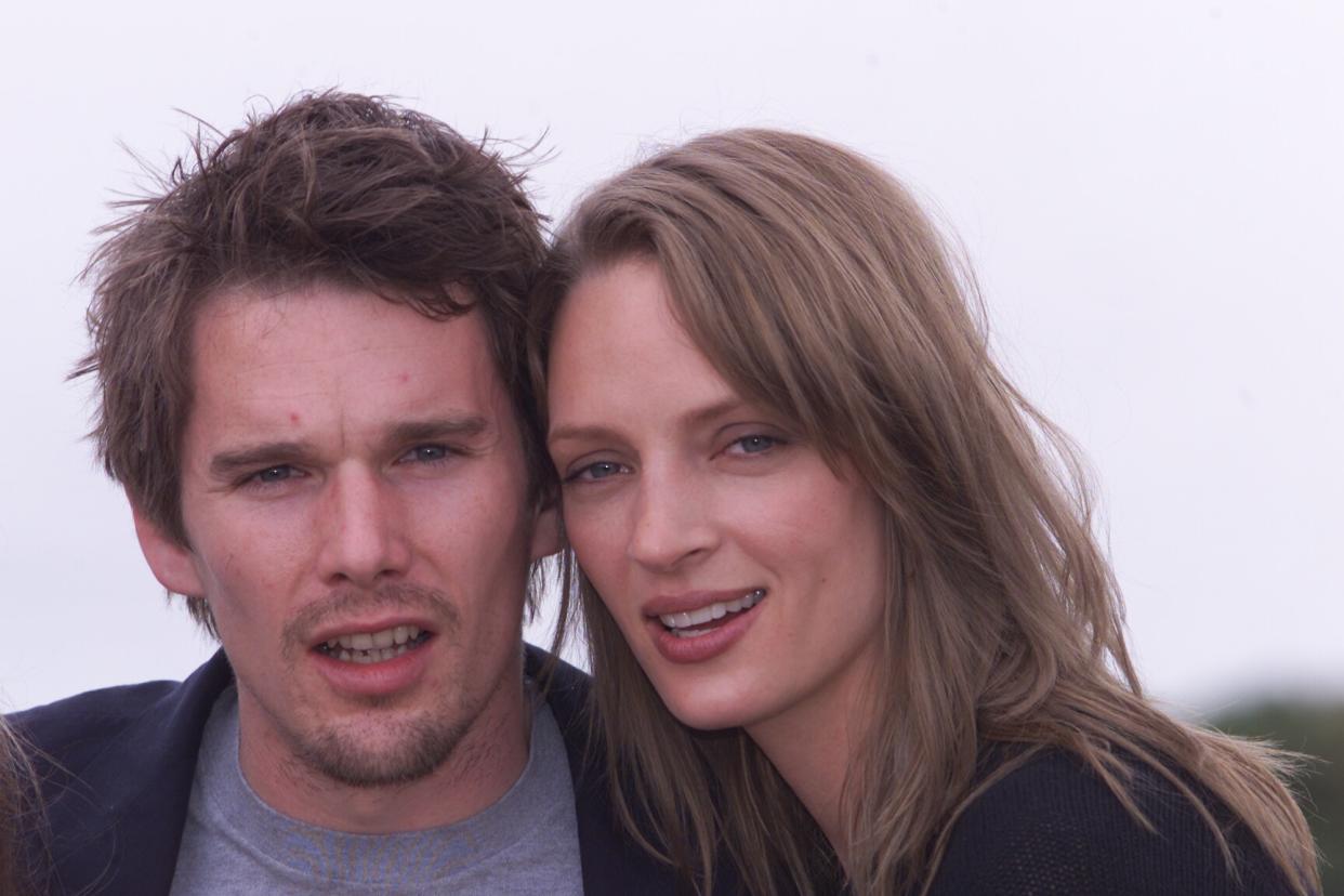 Ethan Hawke et Uma Thurman (Photo by Dave Hogan/Getty Images)