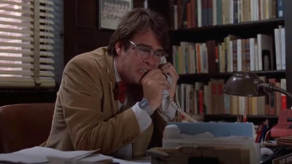 Dan Aykroyd as Doctor Detroit on the phone.