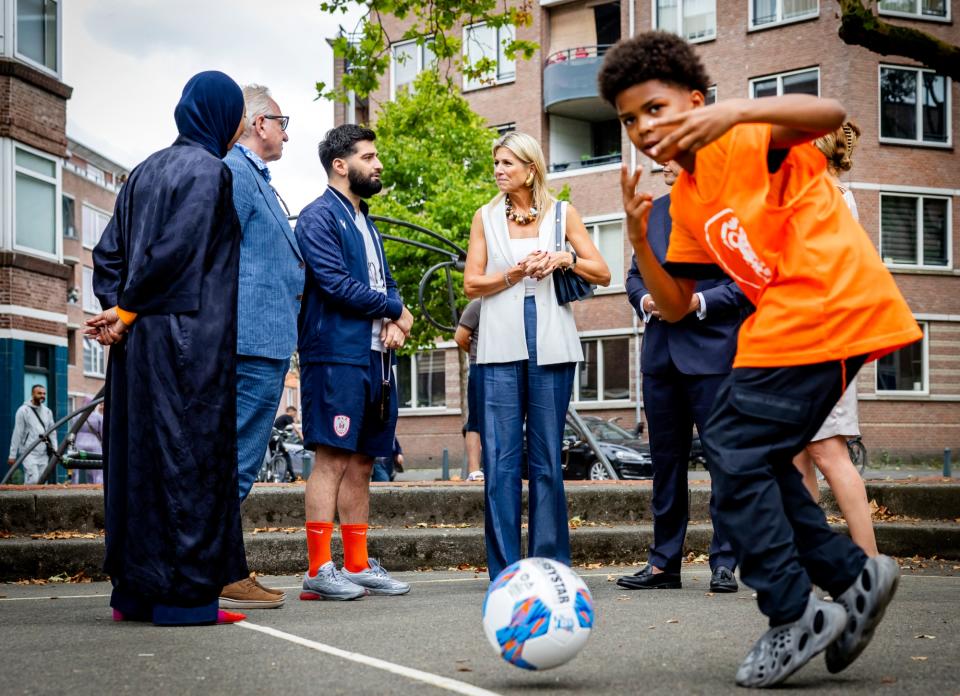 Koningin Máxima, Nederland, Zara, Nathan, Marni, Moniece, Pauline Wirtz Ketting, Future Team Foundation 