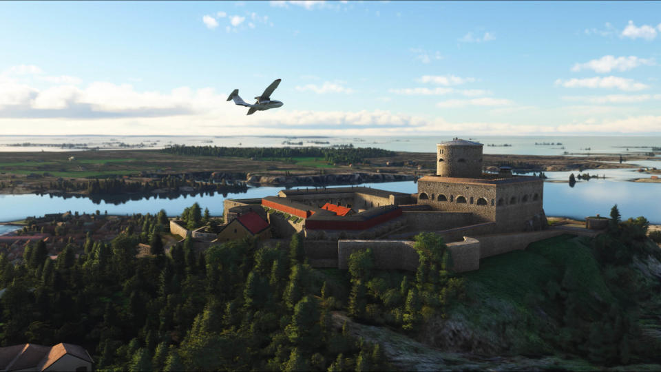 Microsoft Flight Simulator world update XV expands on the Nordics and Greenland.