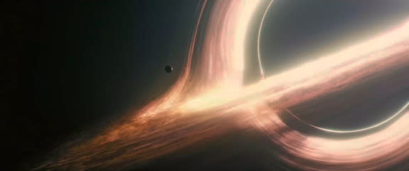 The supermassive hole, dubbed "Gargantua," plays a large role in the sci-fi epic "Interstellar." In anticipation of the movie's Blu-ray and DVD release this week, fans can also enjoy an online text-based game, a website about the science of the