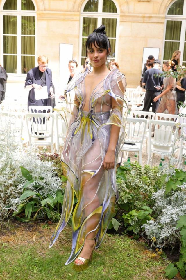 Camila Cabello S See Through Dress Has Her Looking Like An Actual Butterfly