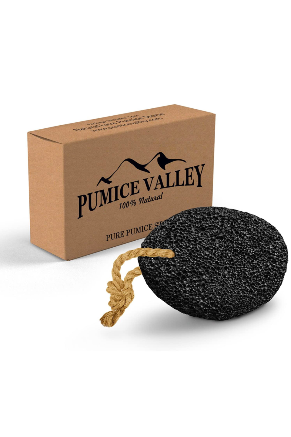 7) Pumice Valley Natural Earth Lava Pumice Stone Black