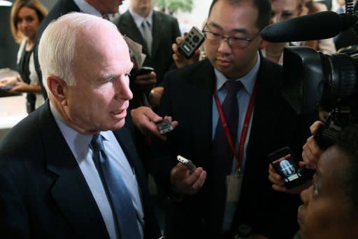 Senator John McCain, pictured on June 7, and Senate Majority Leader Harry Reid, a Nevada Democrat and former middleweight boxer, have introduced legislation that would create the United States Boxing Commission