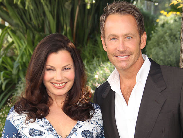 CANNES, FRANCE - OCTOBER 03: Fran Drescher and Peter Marc Jacobson attend Happily Divorced' photocall as part of MIPCOM 2011 at Hotel Majestic on October 3, 2011 in Cannes, France. (Photo by Tony Barson/Getty Images)