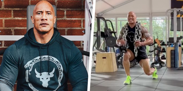 Dwayne 'The Rock' Johnson Hit Himself With a Chain Working Out