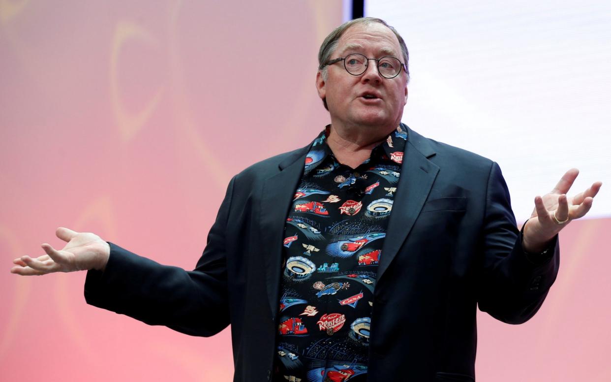 John Lasseter, 60,  is best known as one of the founders of Pixar - REUTERS