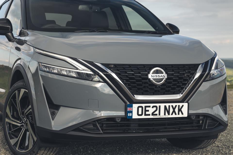 The new model features a bigger, bolder grille (Nissan)