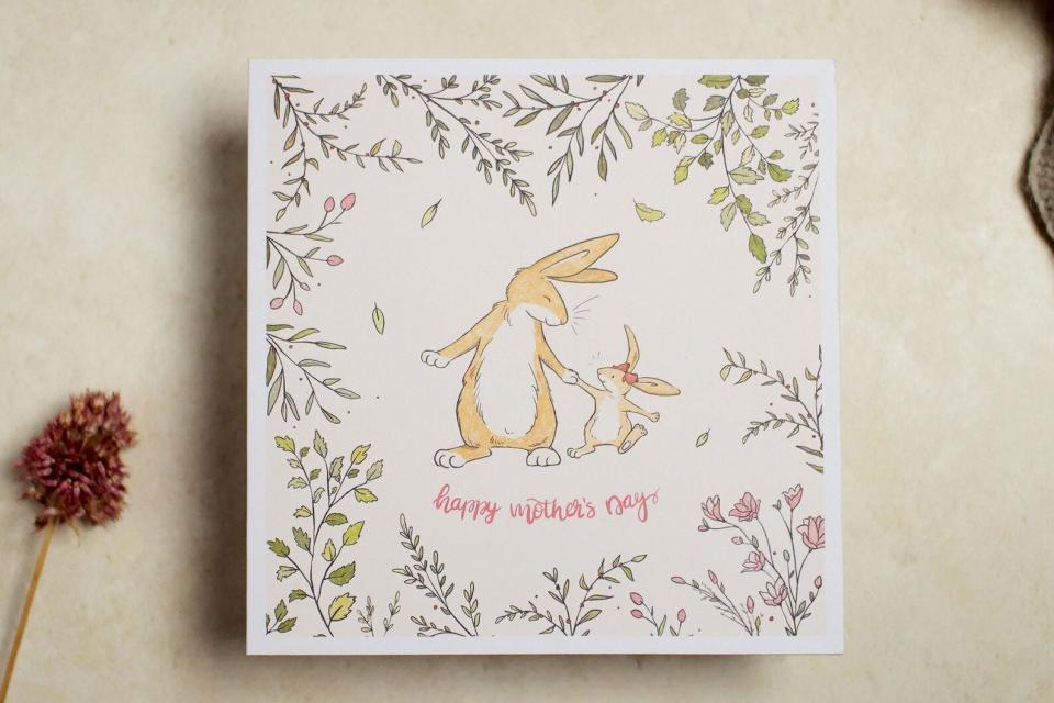 LizeyMay Bunny Happy Mother's Day Card