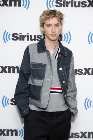 <p>Noam Galai/Getty </p> Troye Sivan in New York City on Oct. 11, 2023.