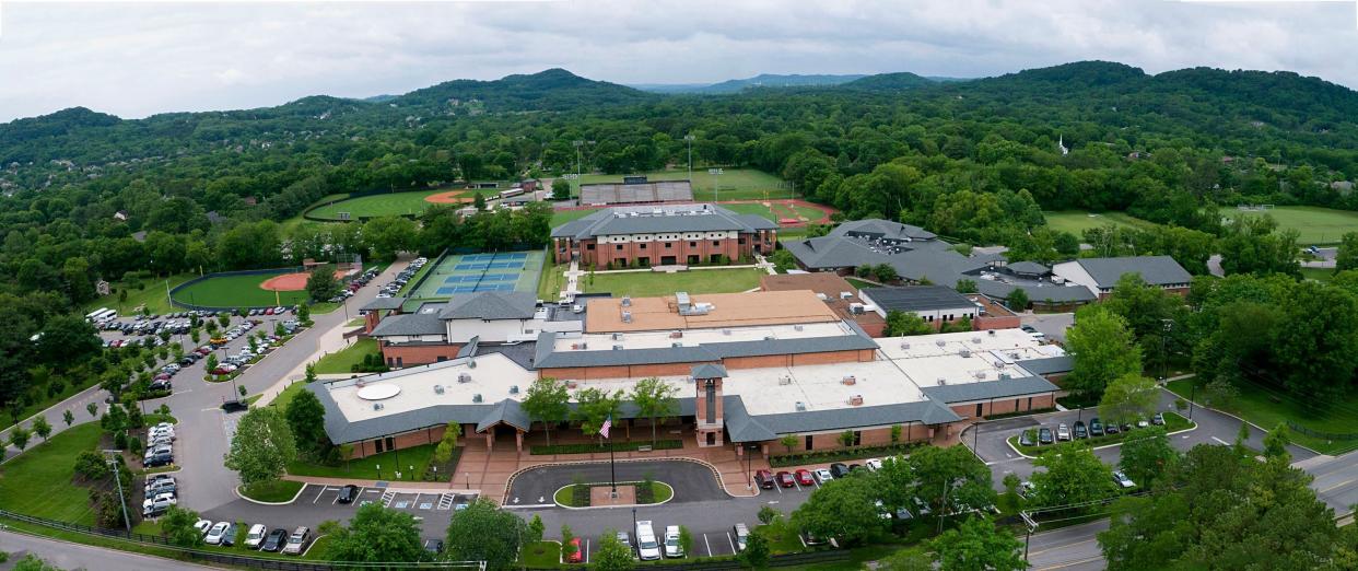 An aerial view of Christian private school Brentwood Academy.&nbsp; (Photo: Brentwood Facebook Page)