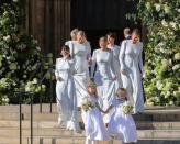 <p>Steel blue snuck in as one of the most popular colors for bridesmaids dresses in 2019. Other contenders were blush and sage green. </p>