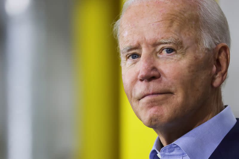 FILE PHOTO: Democratic U.S. presidential nominee Joe Biden campaigns in Duluth, Minnesota