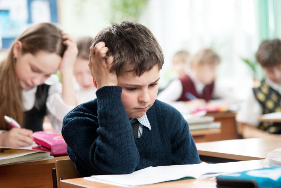 Los estudiantes de sexto grado lloraron tras una serie de exámenes  SAT difíciles esta semana (Getty Images)