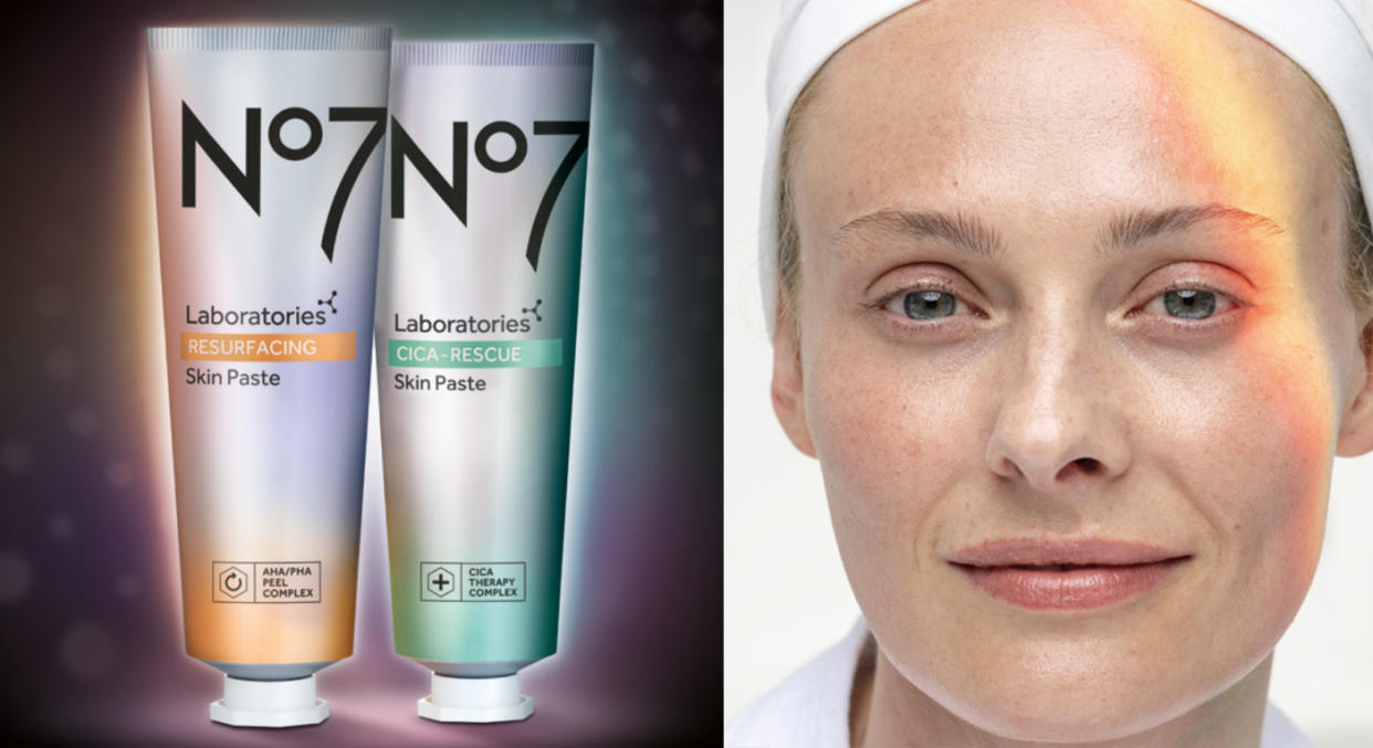 The No7 Skin Resurfacing Paste and No7 Cica-Rescue Skin Paste are the second in the No7 Laboratories range. [Photo: Boots]