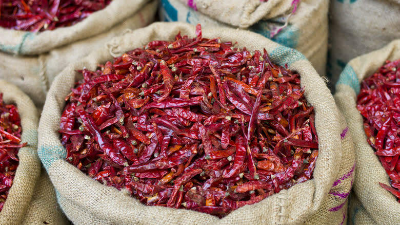 Indian dried red chile
