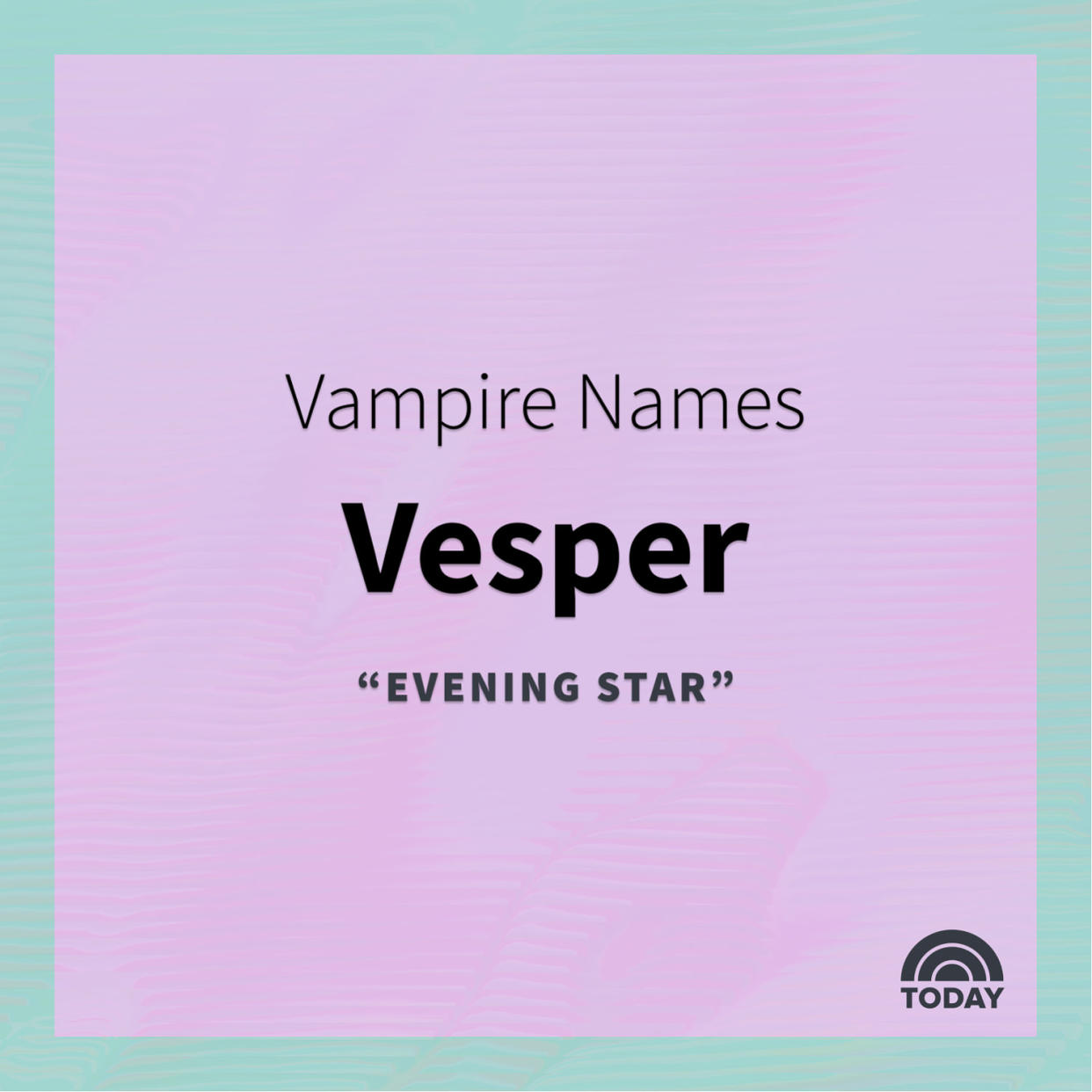 Vampire Names