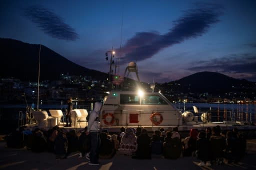 After landing, the migrants will face identity checks, collect their belongings and spend the night at a temporary facility