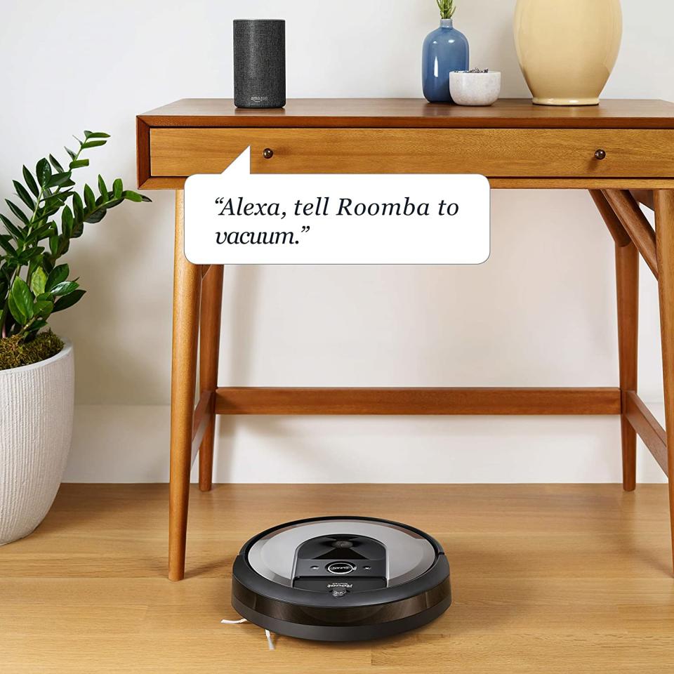 The Roomba robot vacuums will seamlessly navigate room to room to clean an entire level of your home. (Image via Amazon)