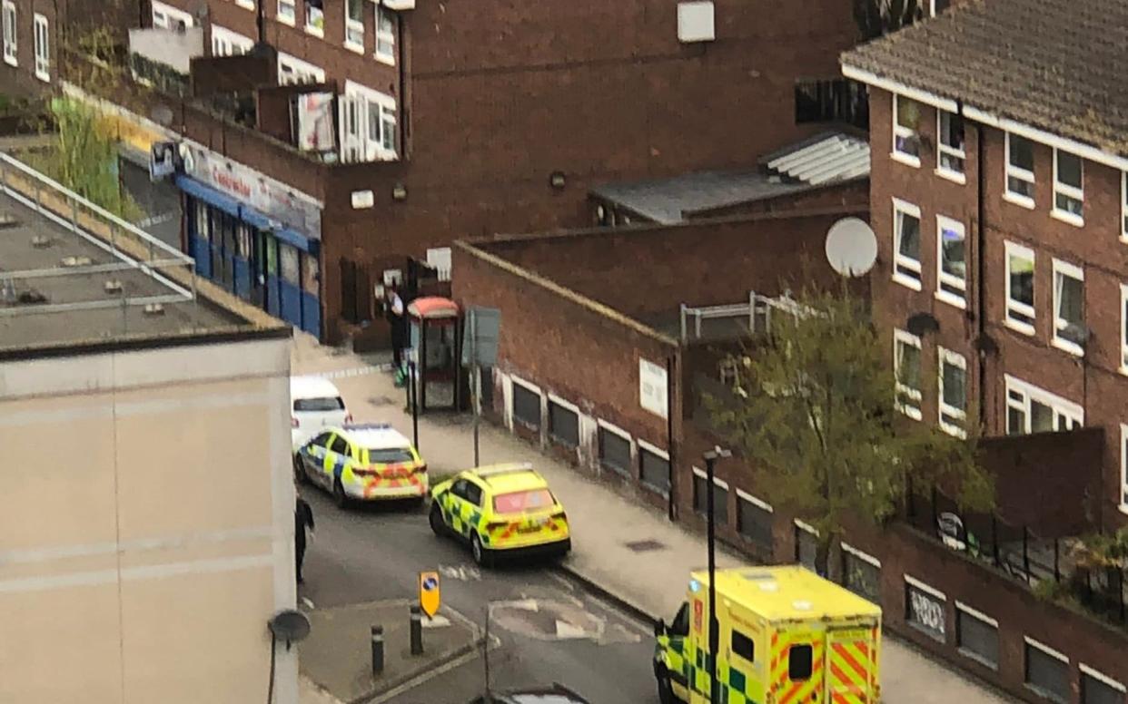 Police at the scene of a double murder in Dorset Road, Stockwell - Cemal Emirze/PA Wire