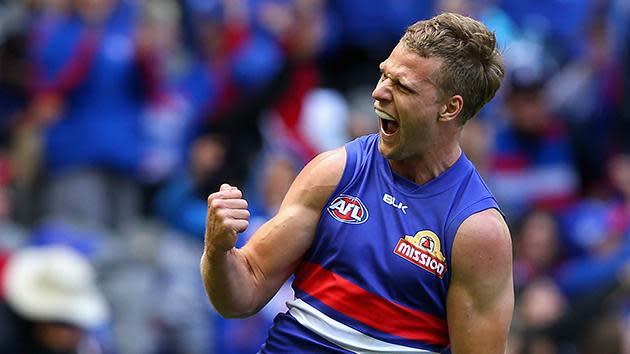 Stringer was brilliant against Freo, booting five goals.