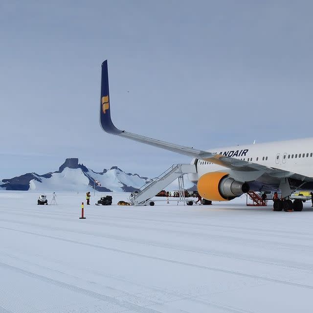 Aeródromo de Troll. Foto: @polarinstituttet