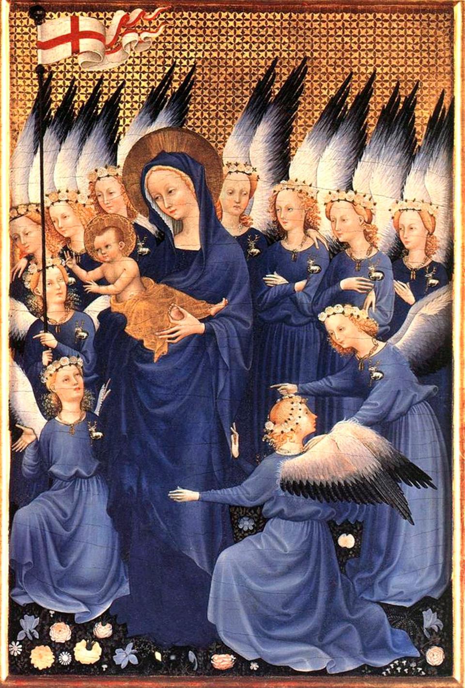 Did a puzzling symbol in the Wilton Diptych (c.1397) inspire Shakespeare? - Heritage Images/Fine Art Images/Getty