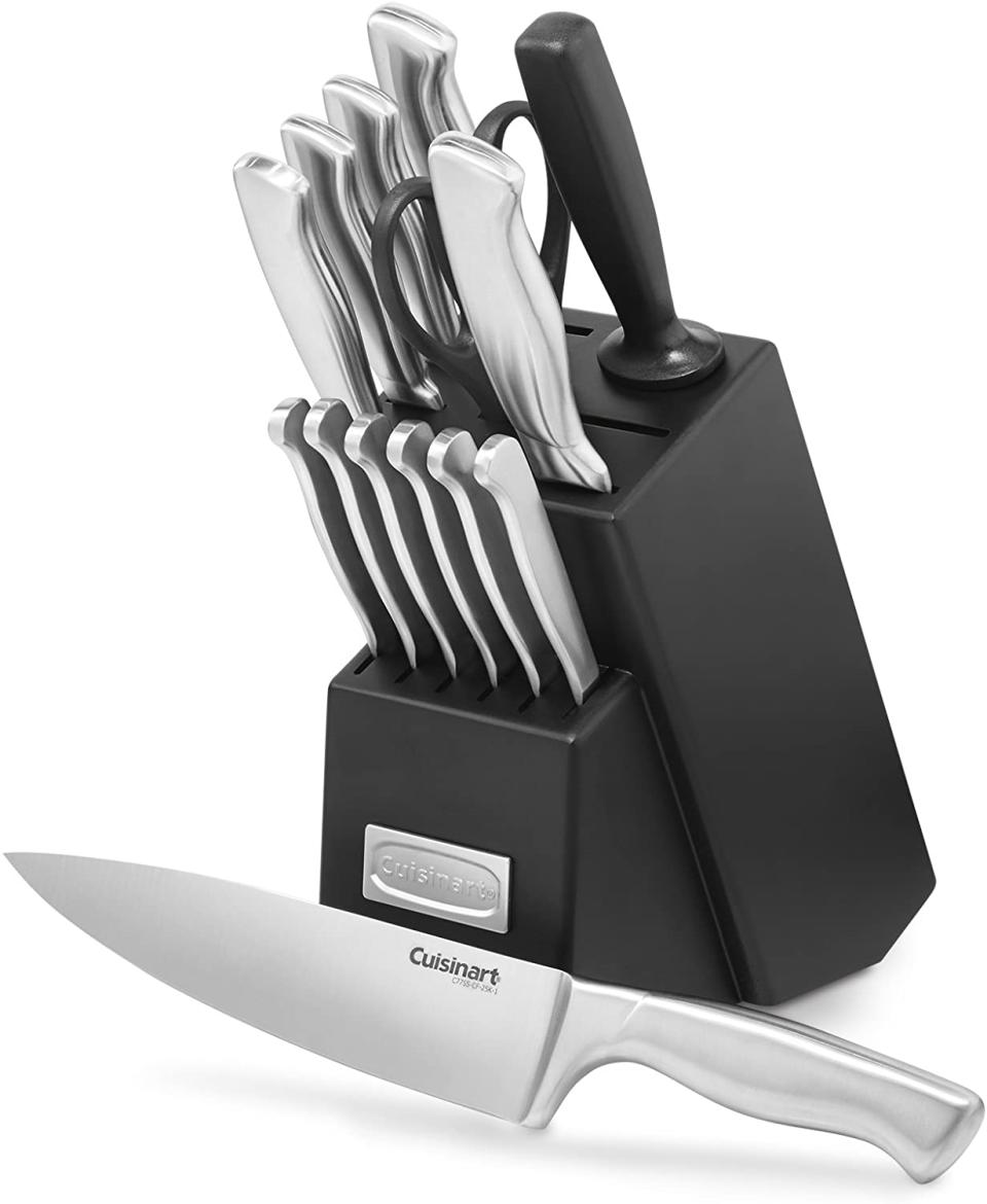 Cuisinart 15-Piece Stainless Steel Hollow Handle Block Set (Photo: Amazon)