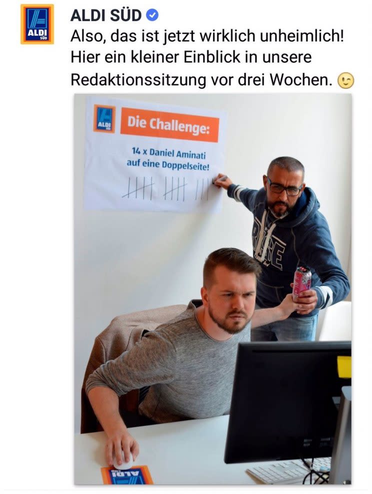 Die Reaktion von ALDI Süd (Bild: Twitter)