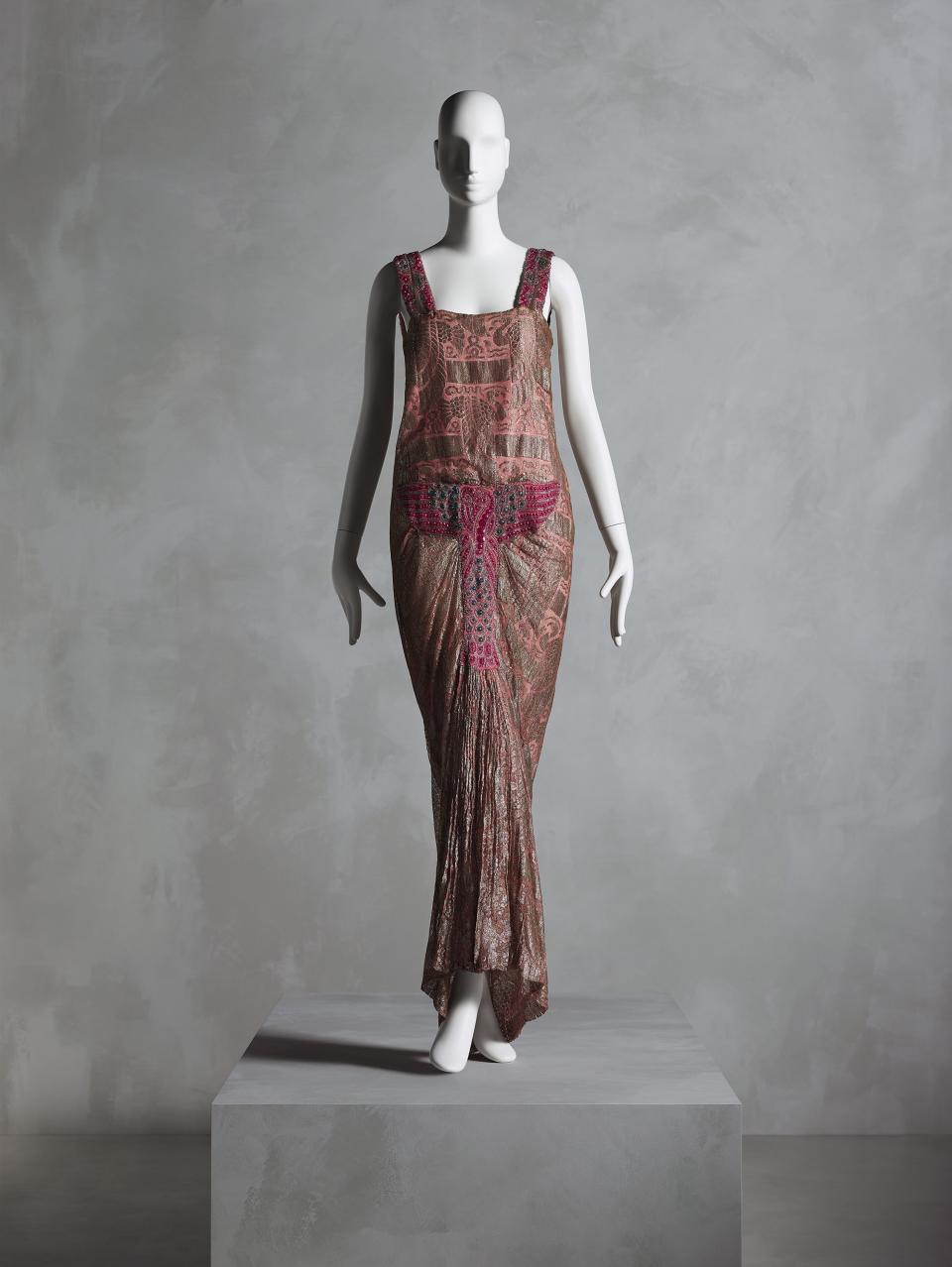 Dress, Madeleine & Madeleine (French, 1919–26), 1923; Promised gift of Sandy Schreier.