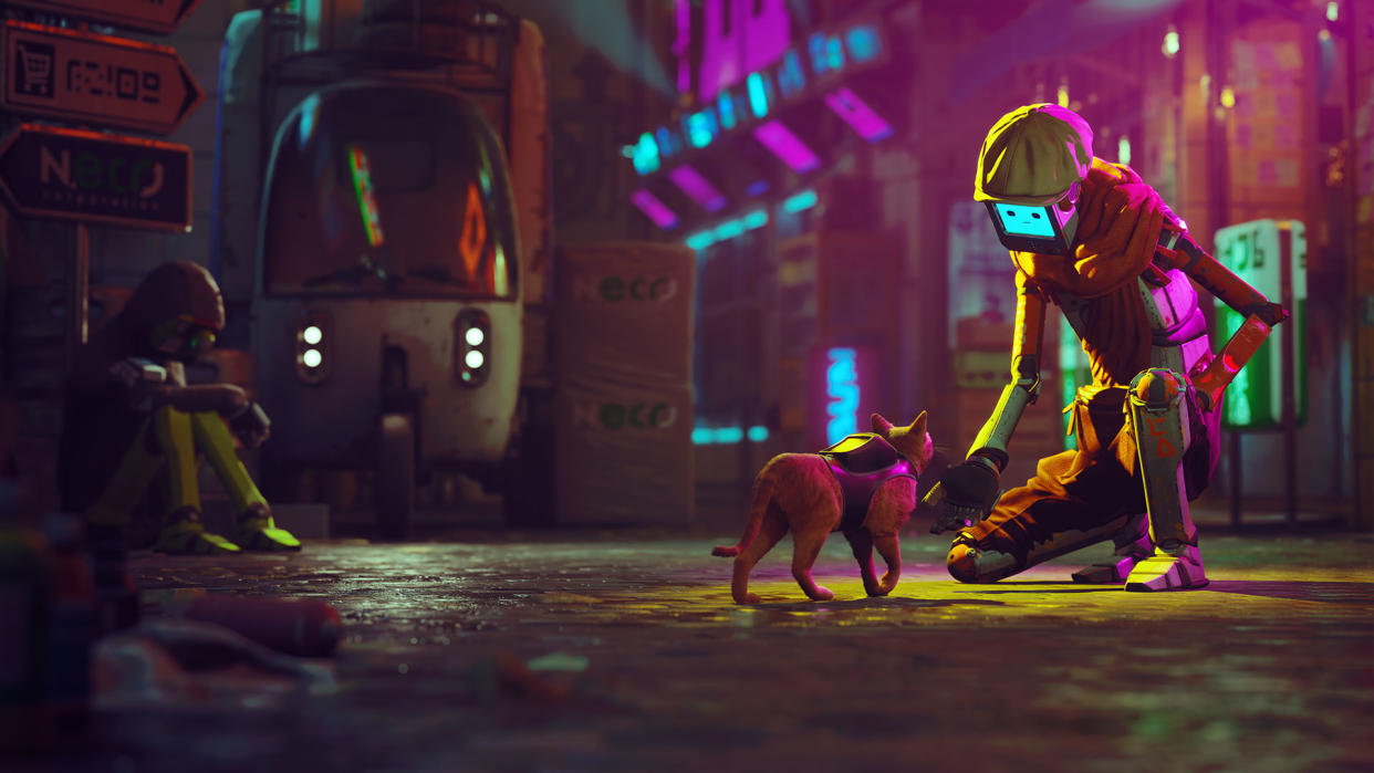  Screenshot from Stray, the game about a lost cat 