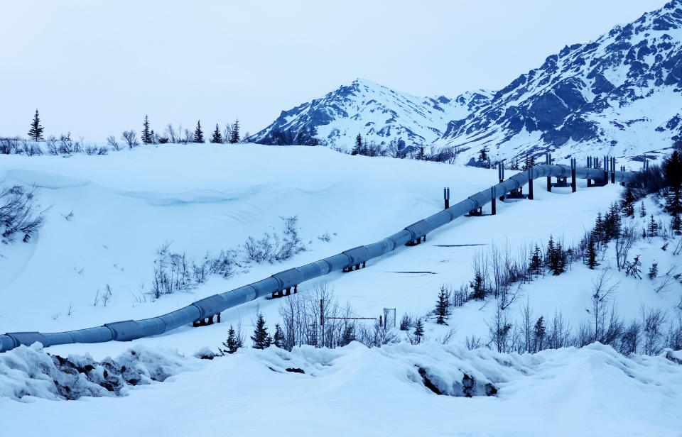 A part of the Trans Alaska Pipeline system.