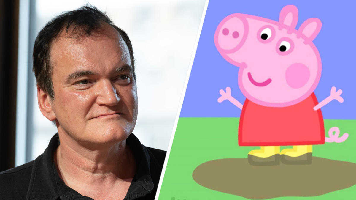 Quentin Tarantino é fã de Peppa Pig, provando que porquinha é