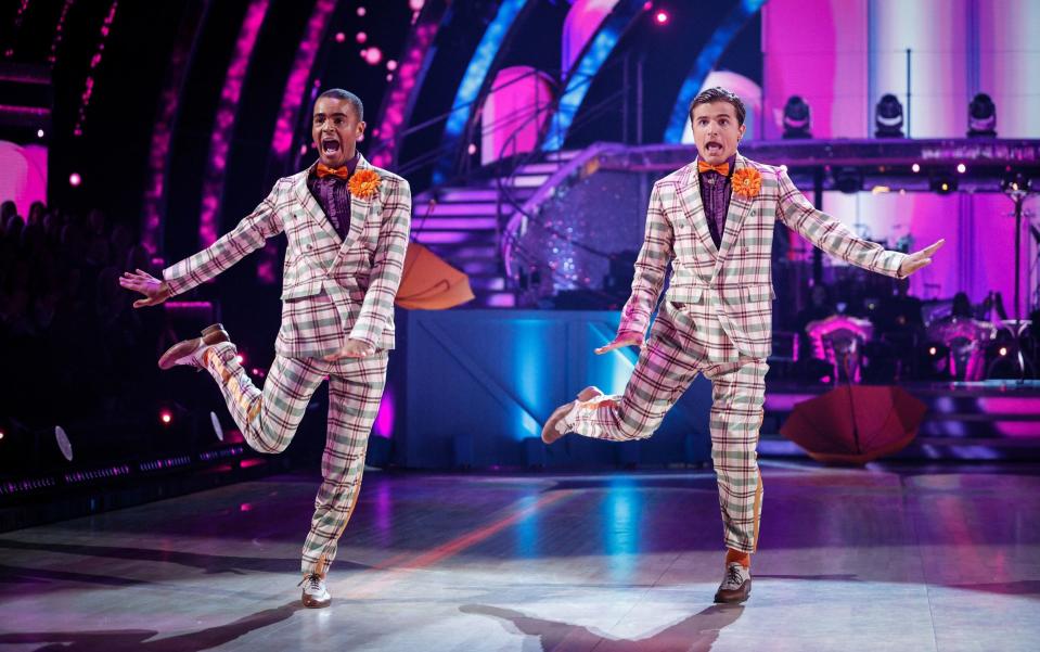 Layton Williams instantly looked at home on the dancefloor; with partner Nikita Kuzmin