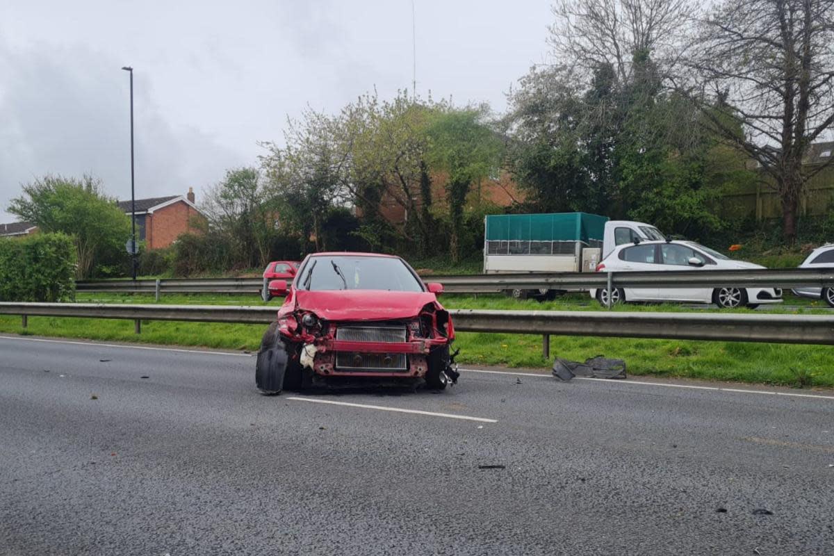 Wootton man charged after dual carriageway crash involving 'stolen' car <i>(Image: IWCP)</i>