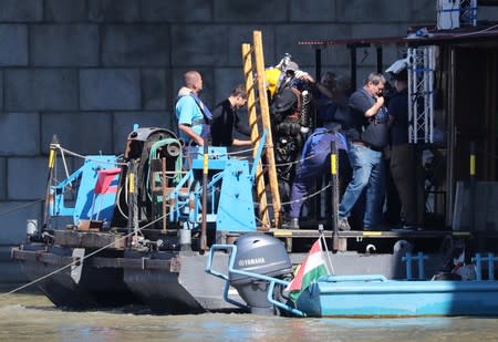 Tourist boat accident in Budapest