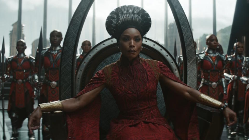 Angela Bassett as Queen Ramonda in Black Panther: Wakanda Forever