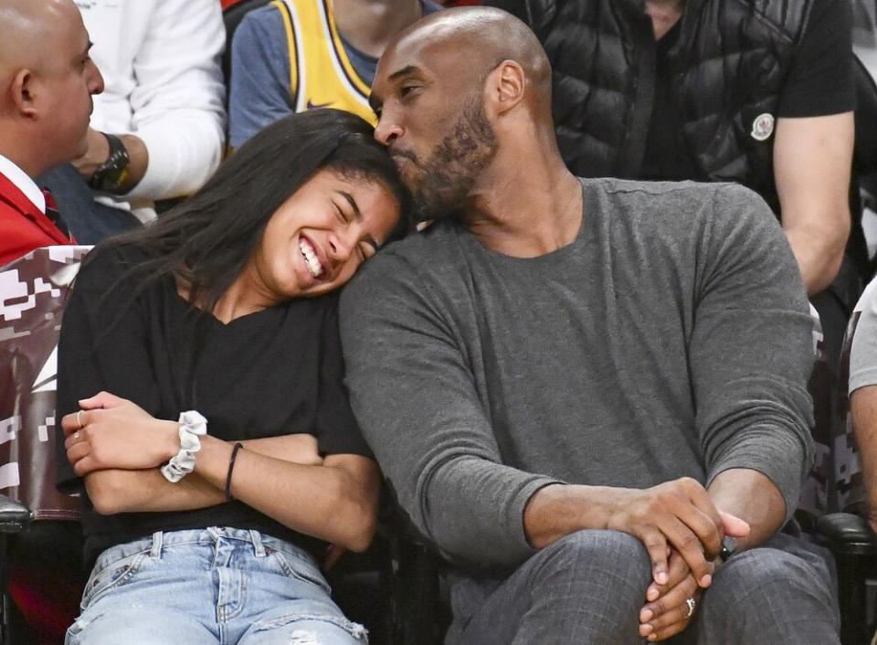 Kobe Bryant with Gianna, November 2019 | Allen Berezovsky/Getty