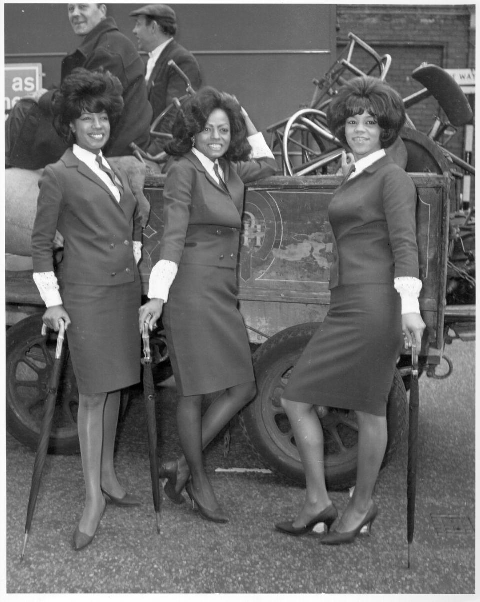 <p>The Supremes were the sixties’ favorite girl group, pictured here wearing their nod to menswear style—surely an inspiration for all of the cravats and loosely slung neckties we see on the modern runways.</p>