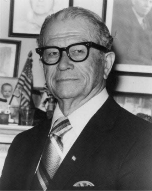 U.S. Sen. Allen Ellender toward the end of his career. He served as a U.S. senator from 1937 to 1972.
